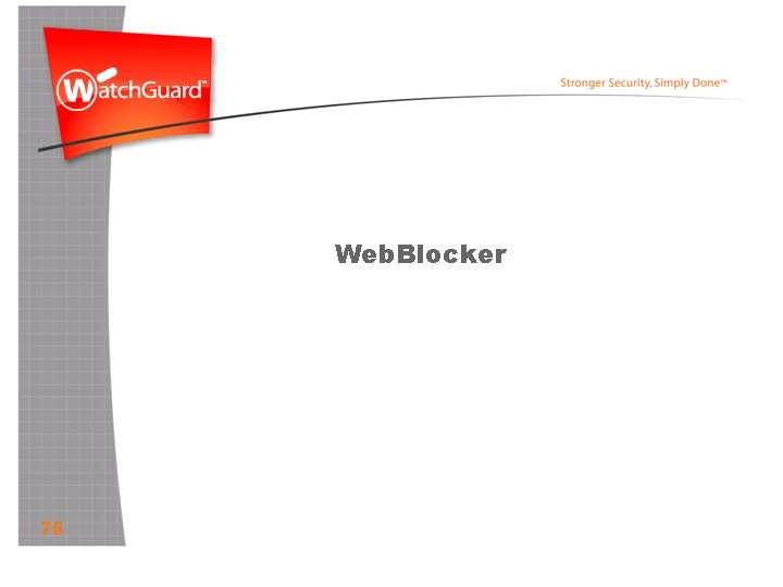 Web. Blocker 75 