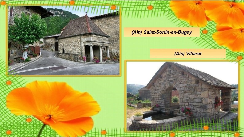 (Ain) Saint-Sorlin-en-Bugey (Ain) Villaret (Ain) Saint-Sorlin-en-Bugey (Ain) Villaret