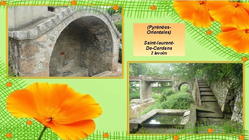 (Pyrénées. Orientales) Saint-laurent. De-Cerdans 2 lavoirs (Pyrénées. Orientales) Saint-laurent. De-Cerdans 2 lavoirs