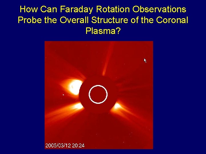 How Can Faraday Rotation Observations Probe the Overall Structure of the Coronal Plasma? 