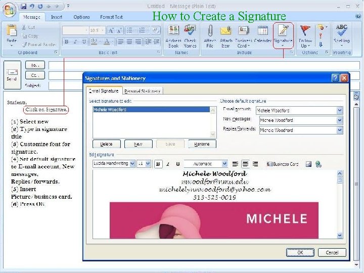How to Create a Signature 