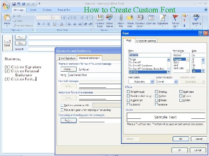 How to Create Custom Font 