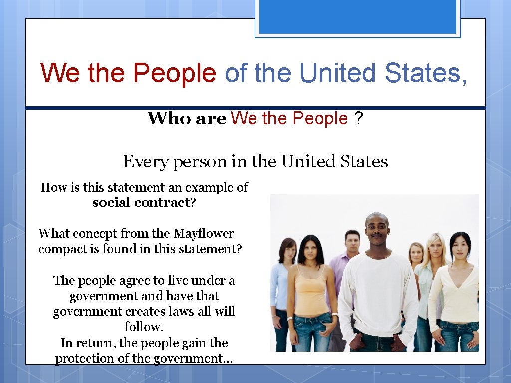 We the People of the United States, Who are We the People ? Every