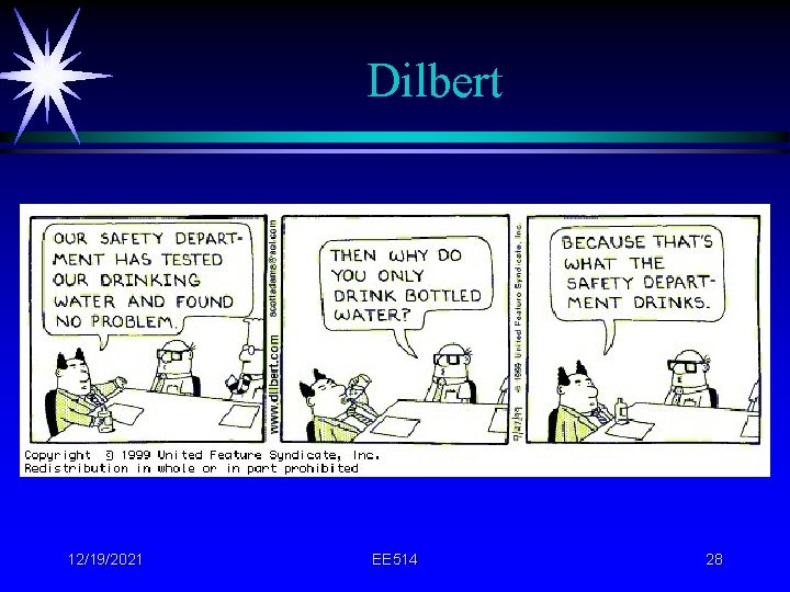 Dilbert 12/19/2021 EE 514 28 