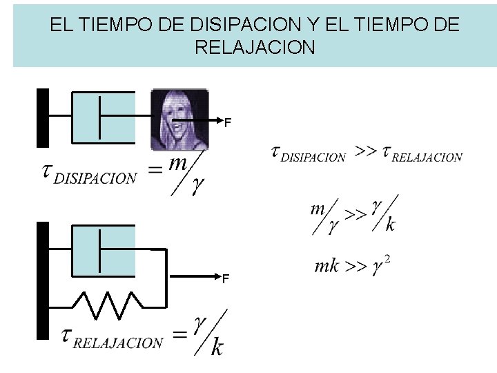 EL TIEMPO DE DISIPACION Y EL TIEMPO DE RELAJACION F F 