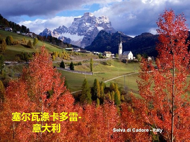 塞尔瓦涤卡多雷意大利 Selva di Cadore - Italy 