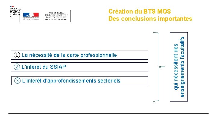 ① La nécessité de la carte professionnelle ② L’intérêt du SSIAP ③ L’intérêt d’approfondissements ① La nécessité de la carte professionnelle ② L’intérêt du SSIAP ③ L’intérêt d’approfondissements