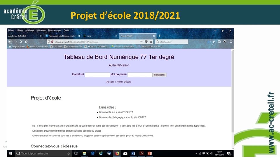 Projet d’école 2018/2021 