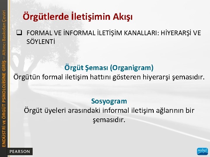 Örgütlerde İletişimin Akışı q FORMAL VE İNFORMAL İLETİŞİM KANALLARI: HİYERARŞİ VE SÖYLENTİ Örgüt Şeması