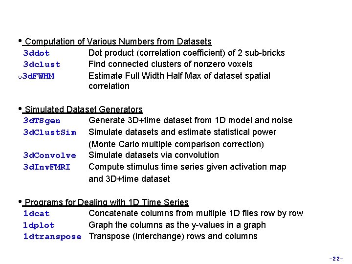  • Computation of Various Numbers from Datasets 3 ddot 3 dclust o 3