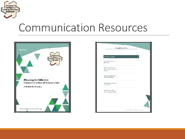 Communication Resources 