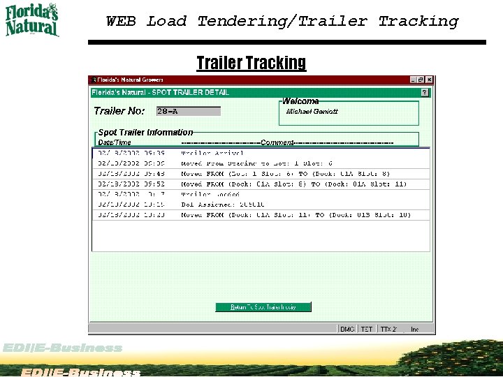 WEB Load Tendering/Trailer Tracking 