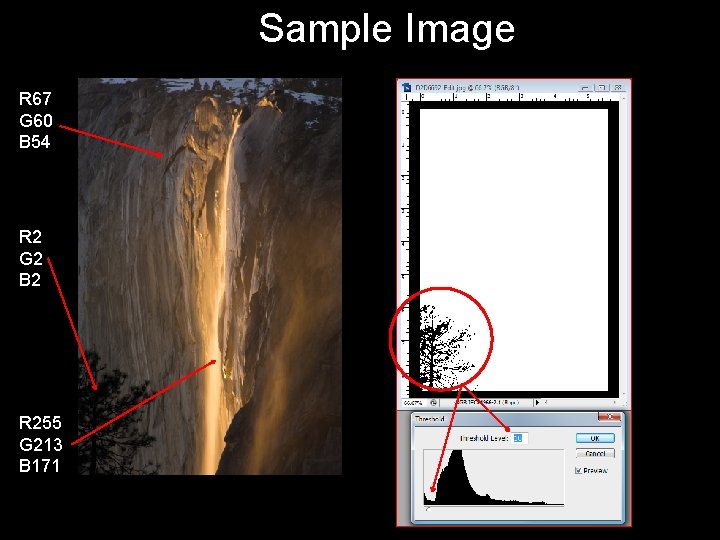 Sample Image R 67 G 60 B 54 R 2 G 2 B 2