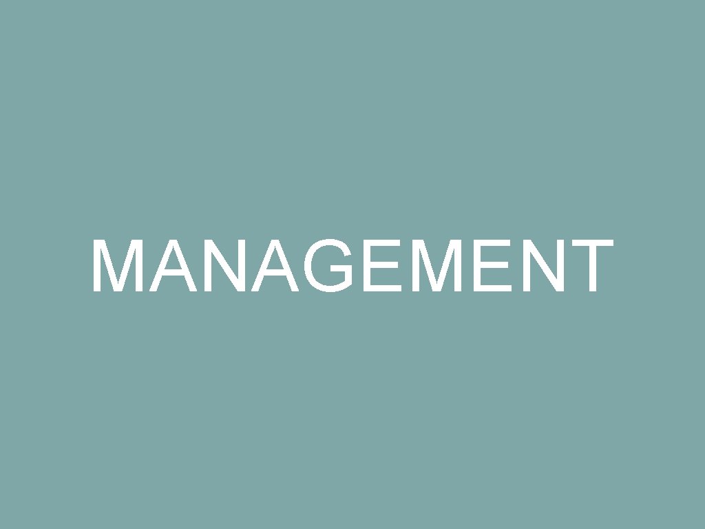 MANAGEMENT 