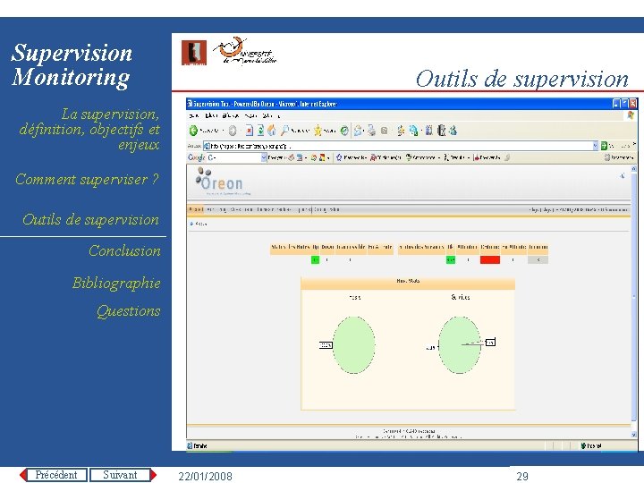 Supervision Monitoring Outils de supervision La supervision, définition, objectifs et enjeux Comment superviser ?