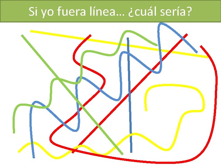 Si yo fuera línea… ¿cuál sería? 