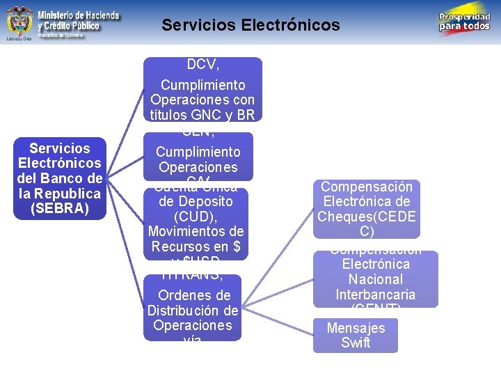 Servicios Electrónicos del Banco de la Republica (SEBRA) DCV, Cumplimiento Operaciones con títulos GNC