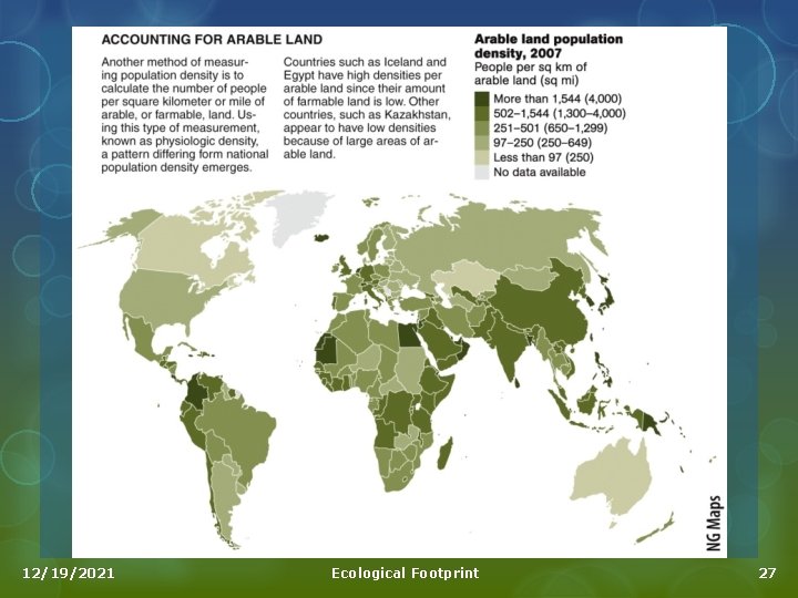 12/19/2021 Ecological Footprint 27 