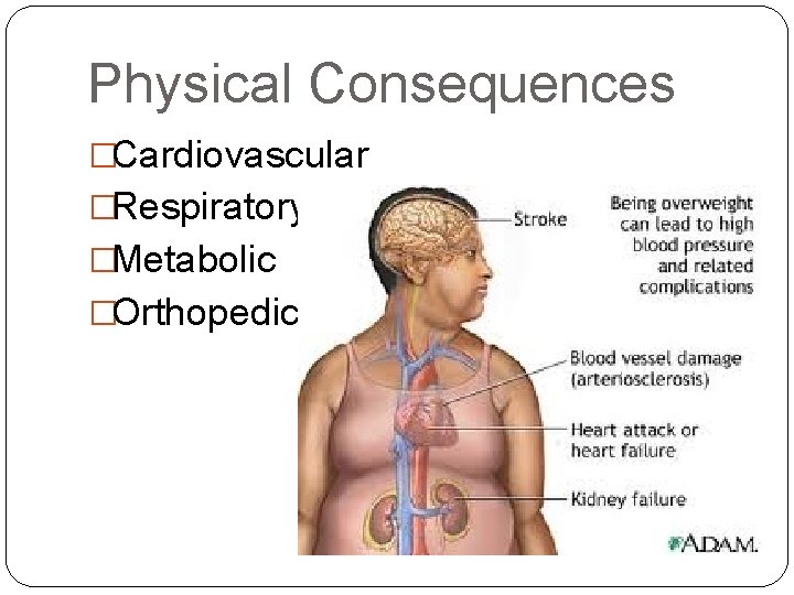 Physical Consequences �Cardiovascular �Respiratory �Metabolic �Orthopedic 
