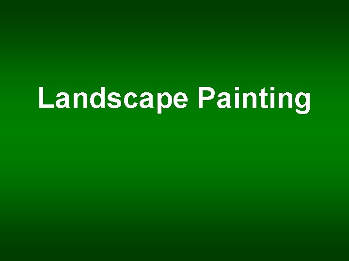 Landscape Painting 