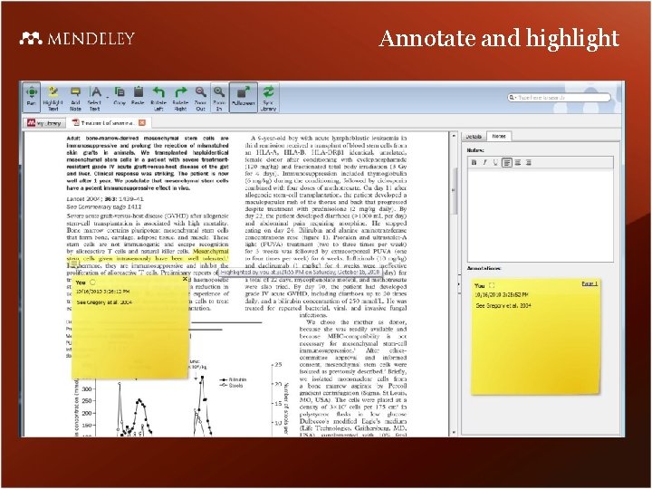 Annotate and highlight 