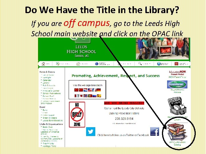 Do We Have the Title in the Library? If you are off campus, go
