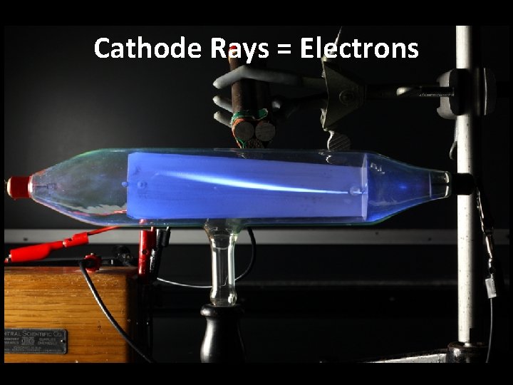 Cathode Rays = Electrons 