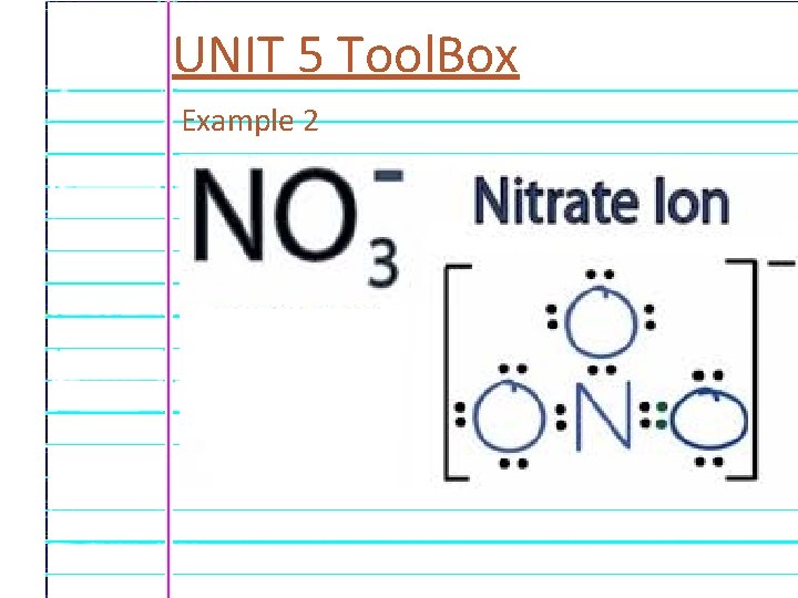 UNIT 5 Tool. Box Example 2 