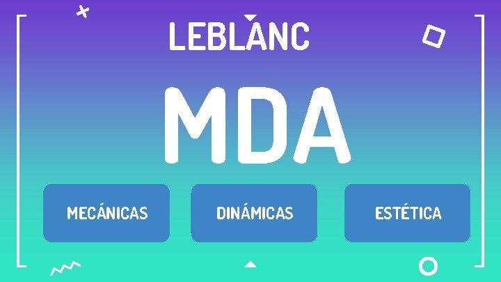 LEBLANC MDA MECÁNICAS DINÁMICAS ESTÉTICA 