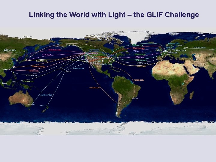 Linking the World with Light – the GLIF Challenge 