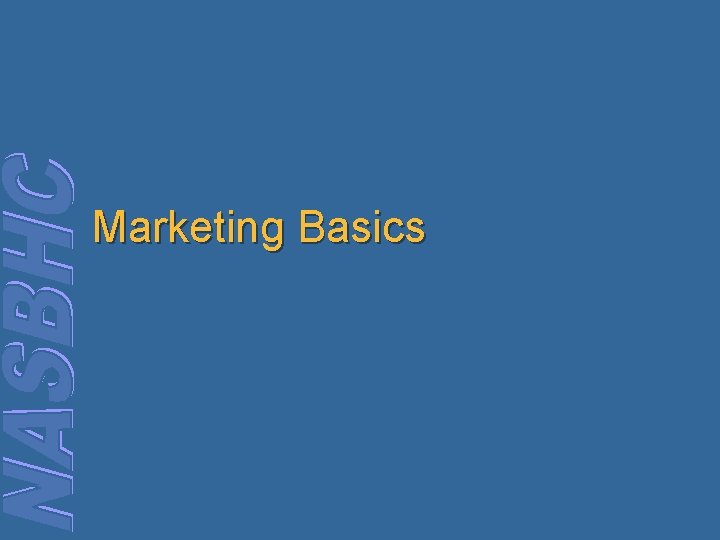 Marketing Basics 