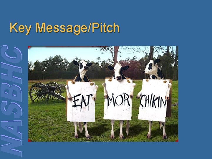 Key Message/Pitch 