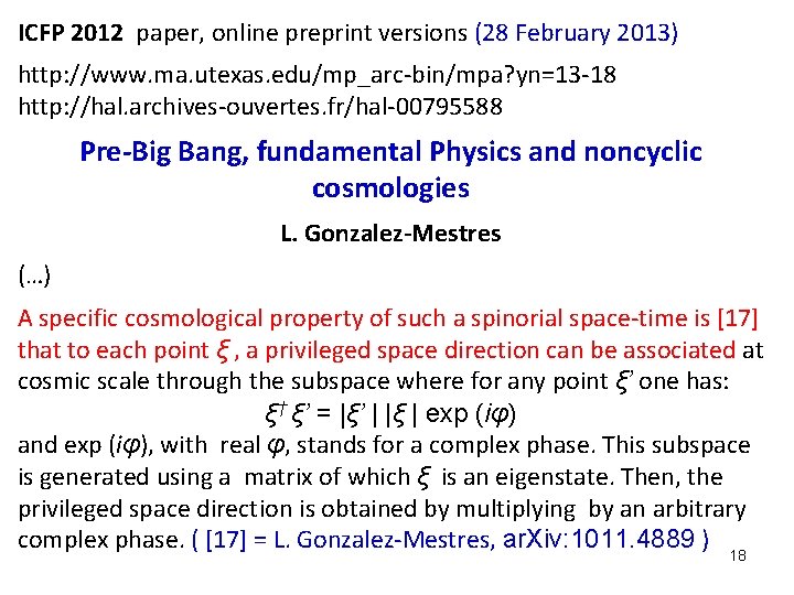 ICFP 2012 paper, online preprint versions (28 February 2013) http: //www. ma. utexas. edu/mp_arc-bin/mpa?