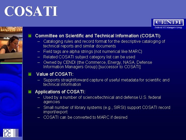 COSATI Committee on Scientific and Technical Information (COSATI) – Cataloging rules and record format