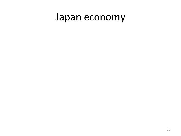 Japan economy 10 
