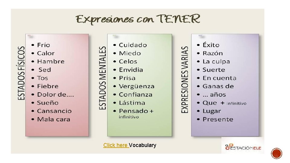 Click here Vocabulary 