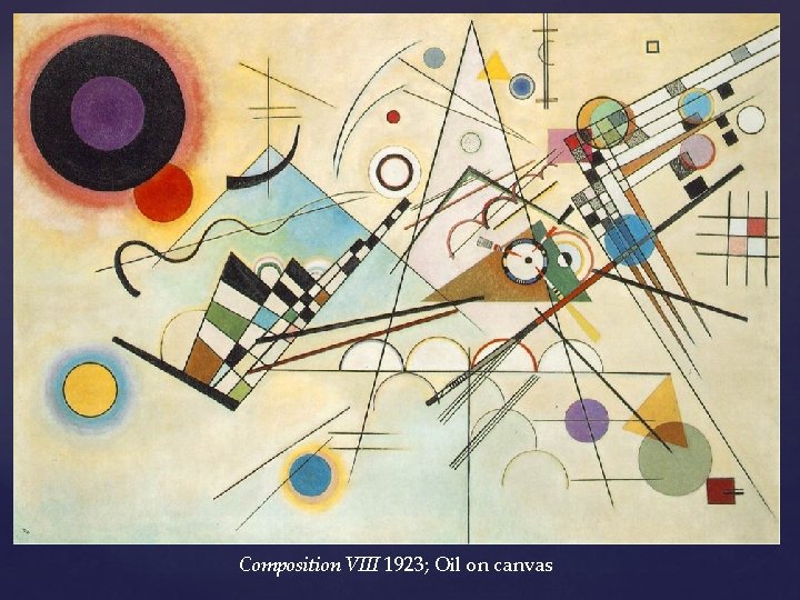 Composition VIII 1923; Oil on canvas 