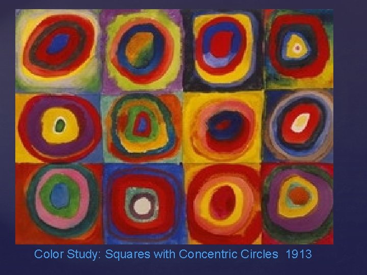 Color Study: Squares with Concentric Circles 1913 