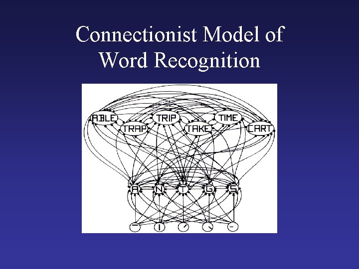 Connectionist Model of Word Recognition 
