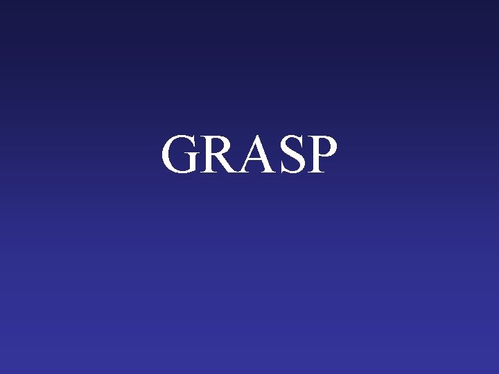 GRASP 