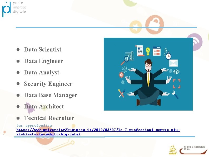 ● Data Scientist ● Data Engineer ● Data Analyst ● Security Engineer ● Data