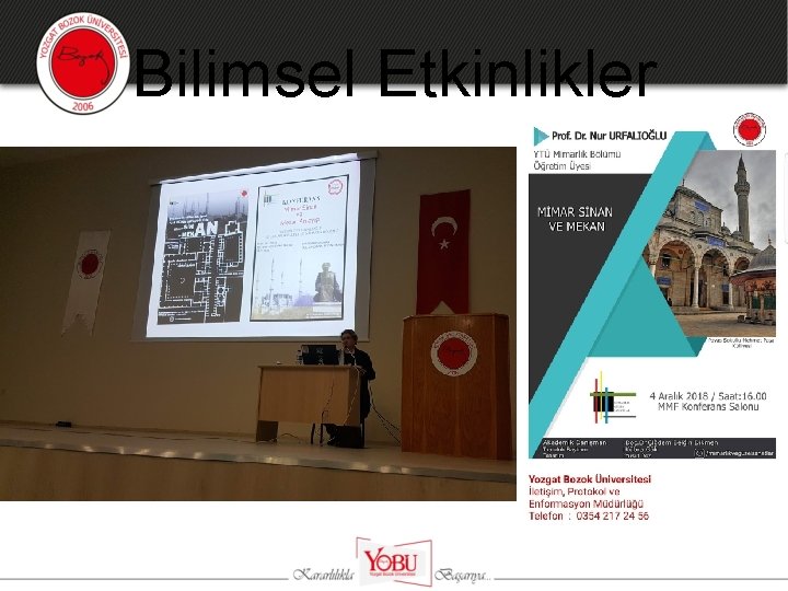 Bilimsel Etkinlikler 