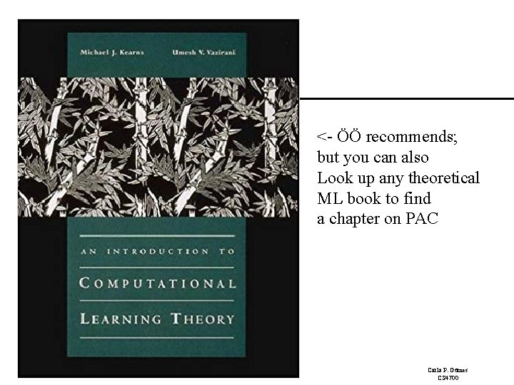 <- ÖÖ recommends; but you can also Look up any theoretical ML book to