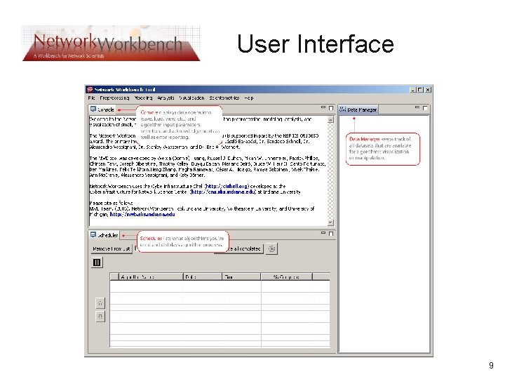 User Interface 9 