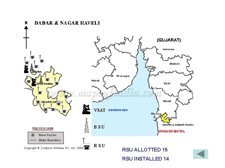 VSAT BSU RSU ALLOTTED 15 RSU INSTALLED 14 