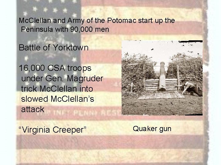 Mc. Clellan and Army of the Potomac start up the Peninsula with 90, 000