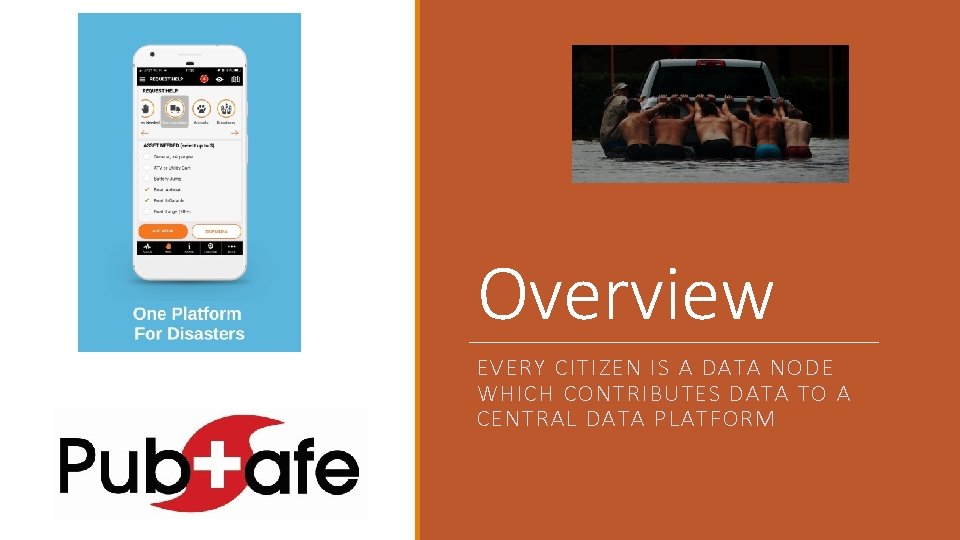 Overview EVERY CITIZEN IS A DATA NODE WHICH CONTRIBUTES DATA TO A CENTRAL DATA