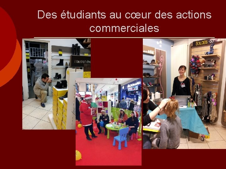 Des étudiants au cœur des actions commerciales 