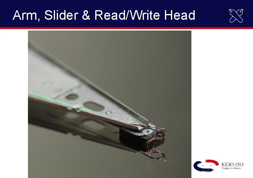 Arm, Slider & Read/Write Head 