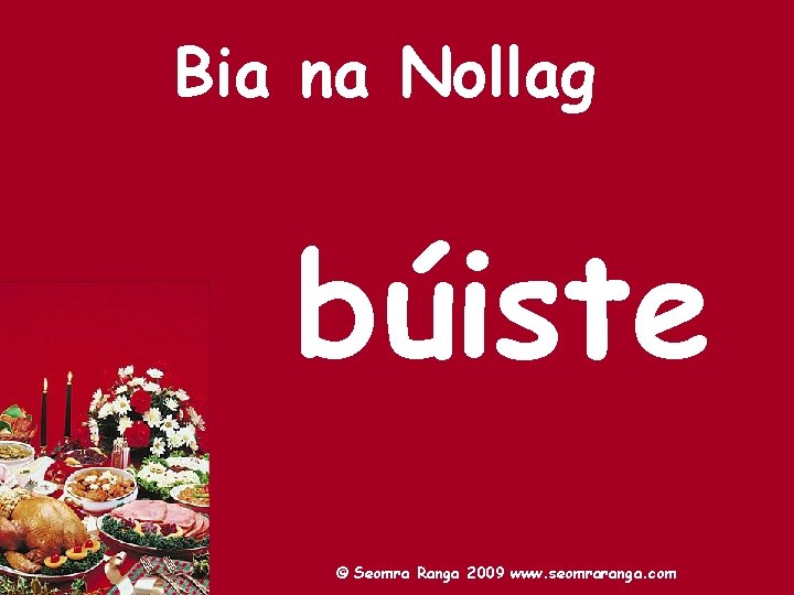 Bia na Nollag búiste © Seomra Ranga 2009 www. seomraranga. com 